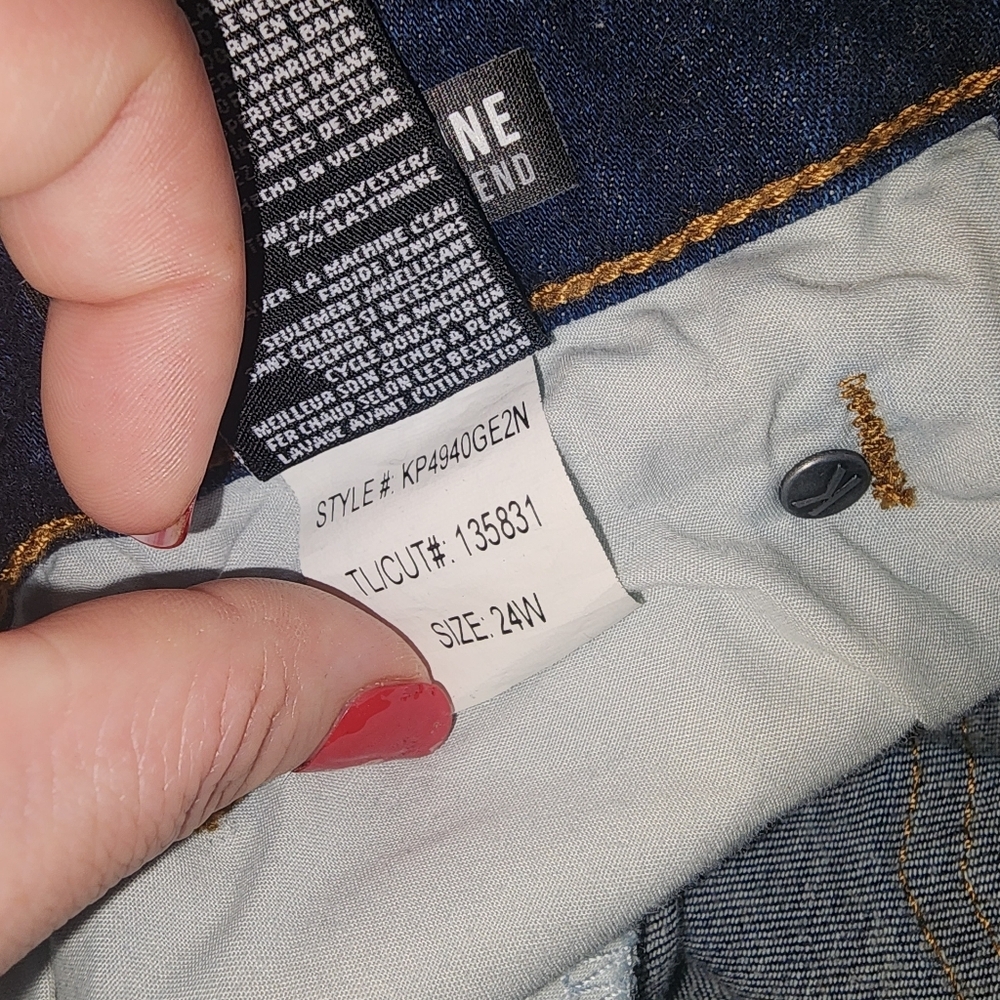 Kut From Kloth Catherine Boyfriend Jeans Dark Wash 24w - Picture 9 of 10